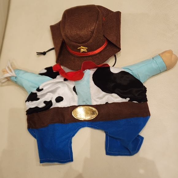 NEW Cowboy Costume Pet Size Medium Dog & Cat (20-50 lbs) Halloween Vibrant Life - Picture 8 of 9